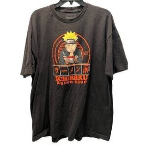Naruto Shippuden Collection Anime Graphic Tee Black 2XL